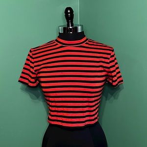 Vixen by Micheline Pitt Bad Girl Crop Top Size L